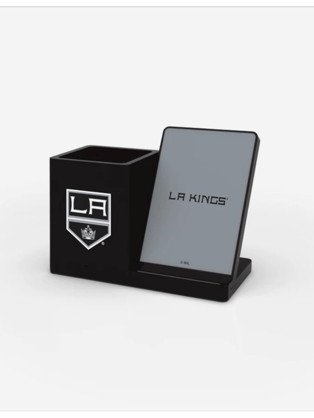 NHL LA Kings Wireless Charger Pad in Black and White